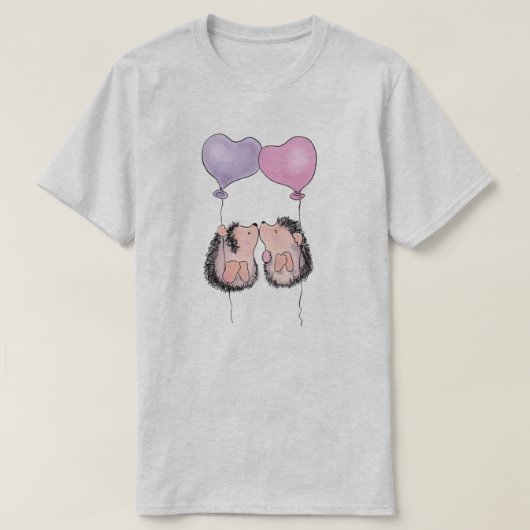T-shirt de mignons hérissons (Design devant)