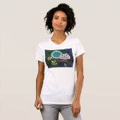 T-shirt de minuit de hibou (Devant entier)