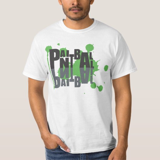 T-shirt de miroir de Paintball (Devant)