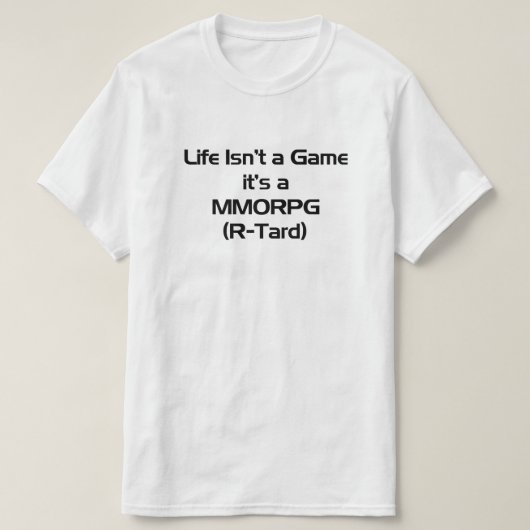 T-shirt de MMORPG (Design devant)