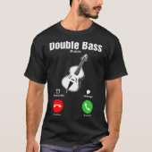 T-shirt de mobile de double basse (Devant)