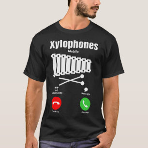 T-shirt de mobile de xylophones