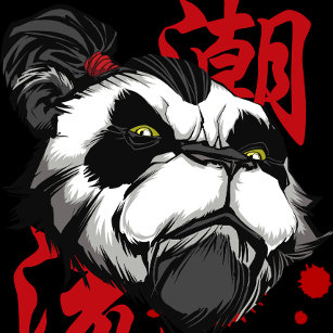 T-shirt de mode cool Panda Master Unisex