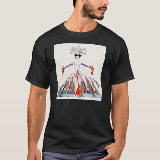 T-shirt de mode d'art déco de Georges Barbier (Devant)