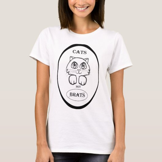 T-shirt de mode de vie de childfree de gosses de (Devant)