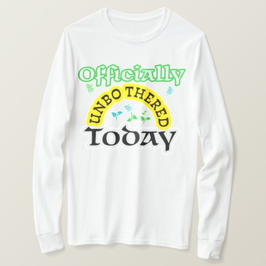 T-shirt de mode drôle et décontracté aujourd'hui (Design devant)
