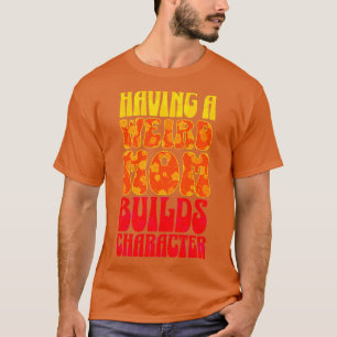 T-shirt de Moms bizarre Générer un caractère Vintage desig