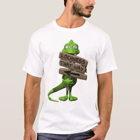 T-shirt de monstre de Loch Ness (Devant)