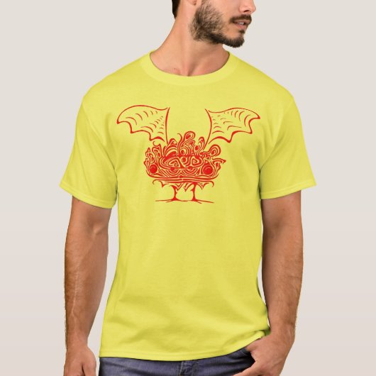 T-shirt de monstre de spaghetti (Devant)