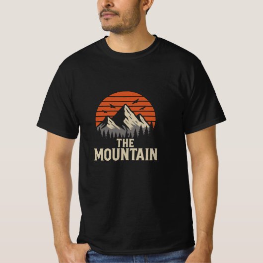 t-shirt de montagne (Devant)