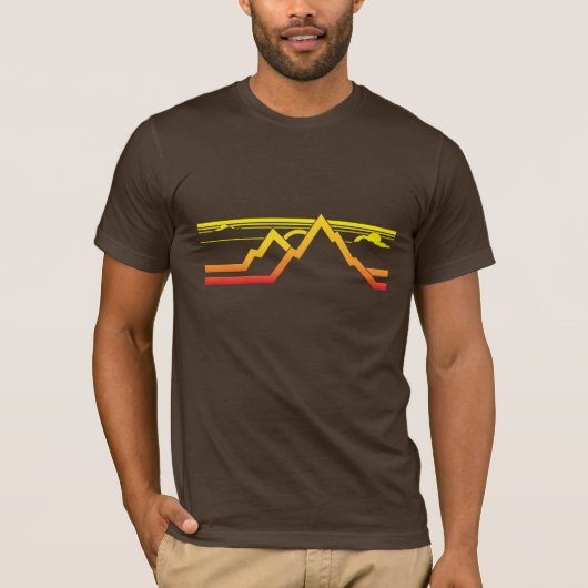 T-shirt de montagnes (Devant)