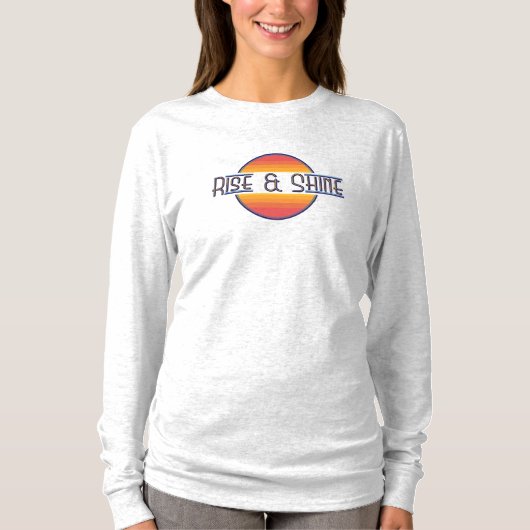 T-shirt de montée et de brillance (Devant)