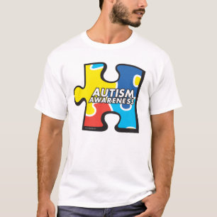 T-shirt de morceau de puzzle de sensibilisation