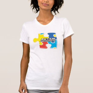 T-shirt de morceau de puzzle de sensibilisation