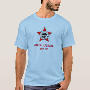 T-shirt de Moscou - de Vladivostok