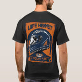 T-shirt de motivation casque (Dos)