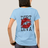 T-shirt de motocross de diva de vélo de saleté (Dos)