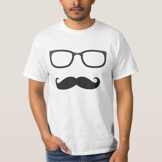 T-shirt de moustache (Devant)