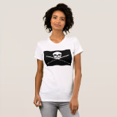 T-shirt de musique de cannelure de pirate (Devant entier)