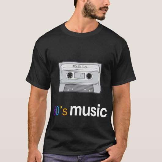 T-shirt de musique des années 80 (Devant)