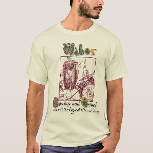 T-shirt de mythologie du Pays de Galles - (Devant)