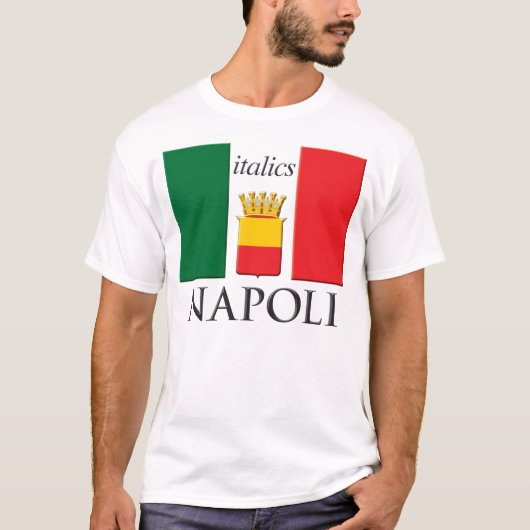 T-shirt de Napoli Italie (Devant)