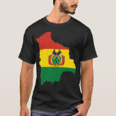 T-shirt de nation de la Bolivie (Devant)