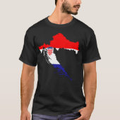 T-shirt de nation de la Croatie (Devant)