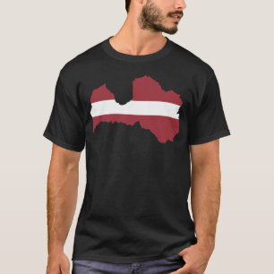 T-shirt de nation de Lativa