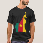 T-shirt de nation du Cameroun (Devant)