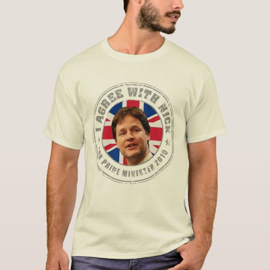 T-shirt de Nick Clegg (Devant)