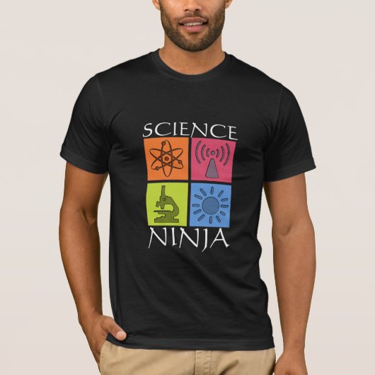 T-shirt de Ninja de la Science (Devant)