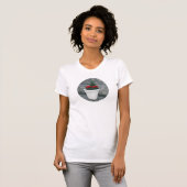 T-shirt de Noël à feuillage persistant pour femmes (Devant entier)
