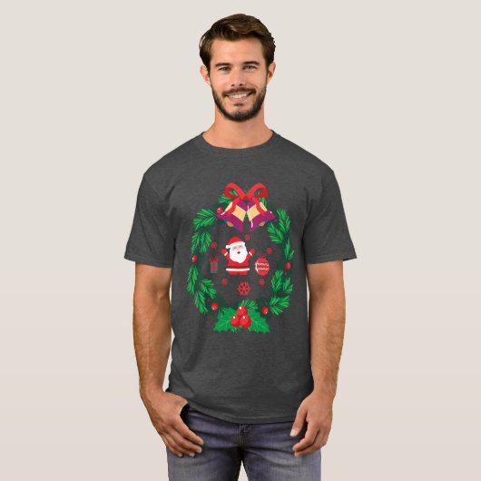 T-shirt de Noël à la mode (Devant entier)