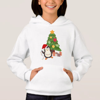 T-shirt de Noël à pingouin mignon