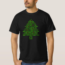 T-shirt de Noël binaire