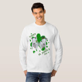 T-Shirt de Noël Bull Terriers (Devant entier)