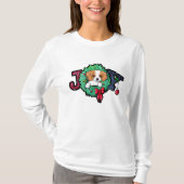 T-Shirt de Noël Cavalier King Charles (Devant)