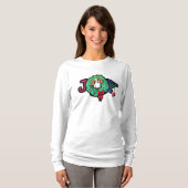 T-Shirt de Noël Cavalier King Charles (Devant entier)