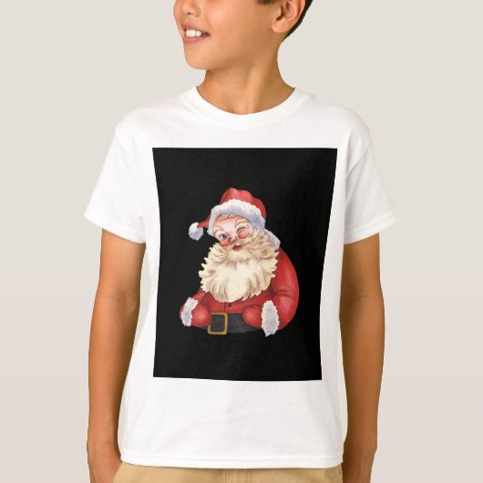 T-shirt de Noël classique du Père Noël" (Devant)
