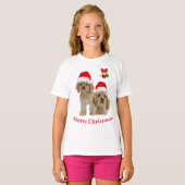 T-Shirt de Noël Cocker Spaniel (Devant entier)