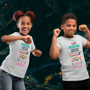 T-shirt de Noël coloré pour les enfants
