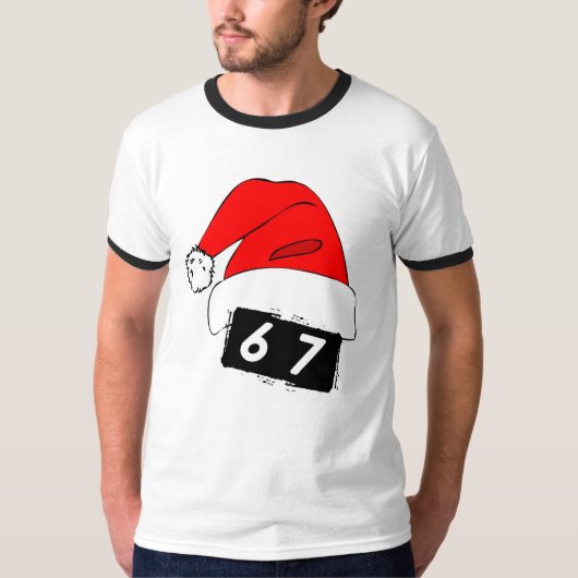 T-shirt de Noël Cool 67. (Devant)