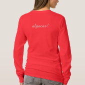 T-shirt de Noël d'alpaga (Dos)
