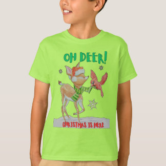 T-shirt de Noël de base pour garçons
