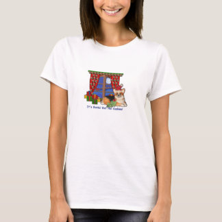 T-shirt de Noël de corgi