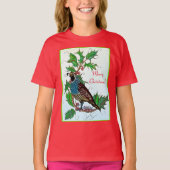 T-shirt de Noël de la Quail (Devant)