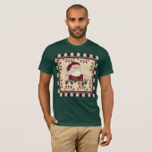 T-shirt de Noël de Père Noël (Devant entier)