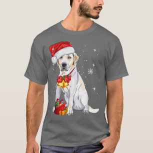 T-shirt de Noël de père Noël Labrador Retriever