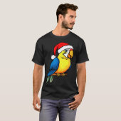 T-Shirt de Noël de perroquet (Devant entier)